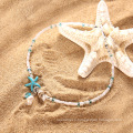 Shangjie Oem Anklet Conch Rice Zhu Haixing lindos tobilleros y pulseras Pearl Anklets